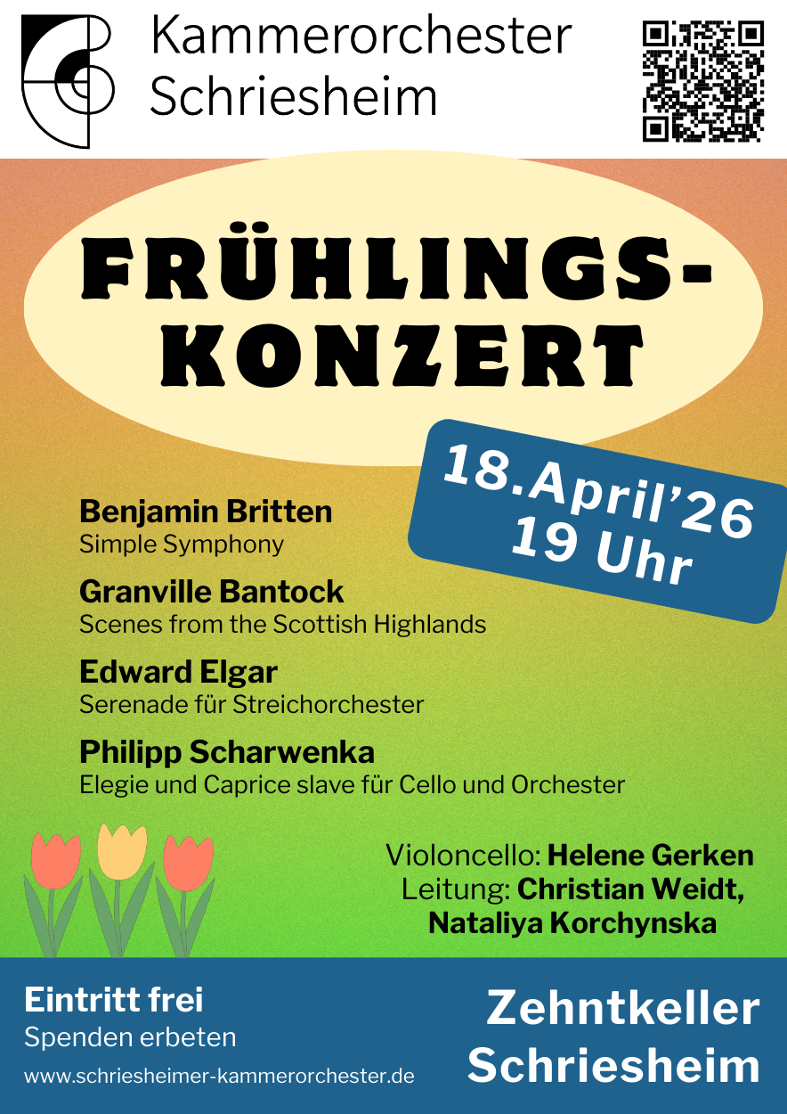 Plakat Frühlingskonzert