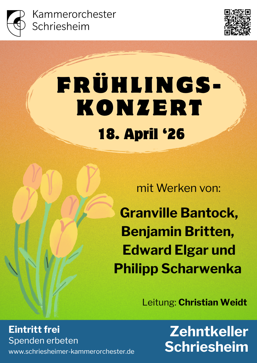 Plakat Frühlingskonzert 2026
